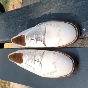 Johnston & Murphy Brennan Saddle Oxford Shoes Suede size 9.5